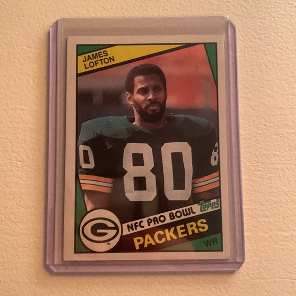 James Lofton Topps 1984 card - Picture 1 of 2